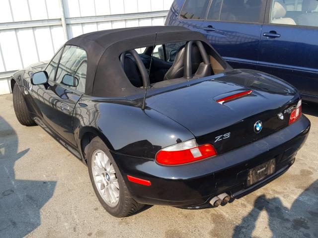 WBACH9347YLF90698 - 2000 BMW Z3 2.3 BLACK photo 3