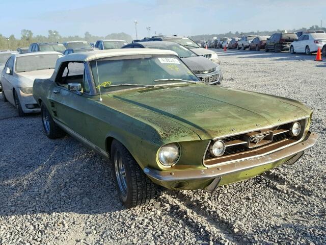 7R03C206853 - 1967 FORD MUSTANG CV GREEN photo 1