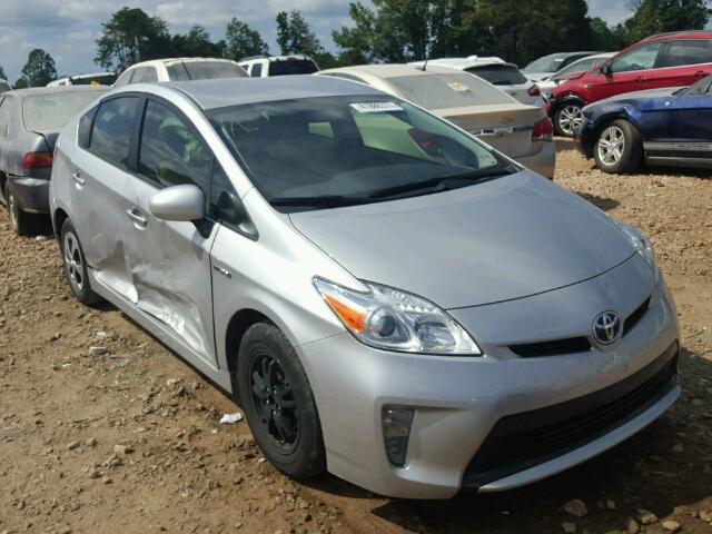 JTDKN3DU3F1883913 - 2015 TOYOTA PRIUS SILVER photo 1