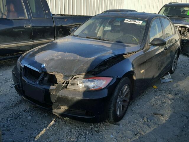 WBAVB13586KX33176 - 2006 BMW 325 BLACK photo 2