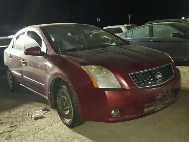 3N1AB61E18L613094 - 2008 NISSAN SENTRA RED photo 1