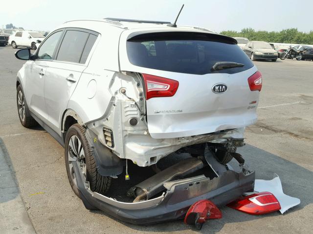 KNDPC3A63C7277909 - 2012 KIA SPORTAGE S SILVER photo 3