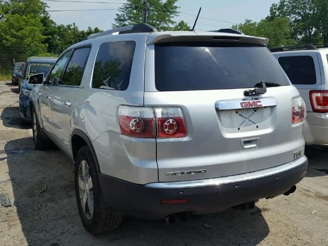 1GKKVRED7BJ314238 - 2011 GMC ACADIA SLT 银色 照片 3