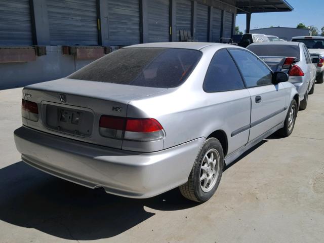 1HGEJ7223YL058206 - 2000 HONDA CIVIC HX SILVER photo 4