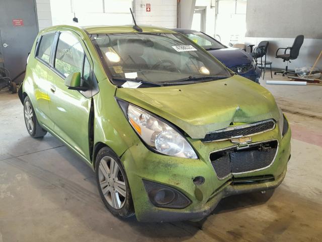 KL8CA6S91EC570242 - 2014 CHEVROLET SPARK LS GREEN photo 1