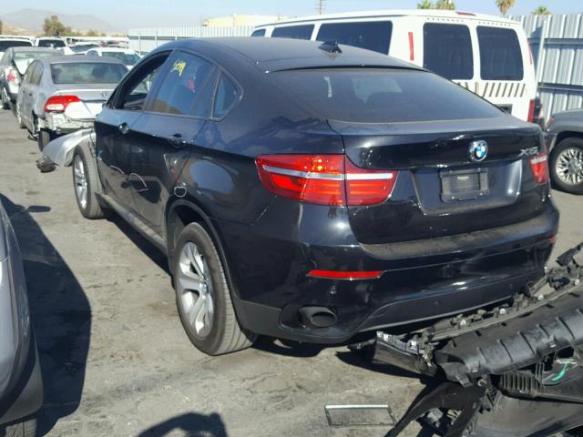 5UXFG2C59E0K41764 - 2014 BMW X6 XDRIVE3 BLACK photo 3