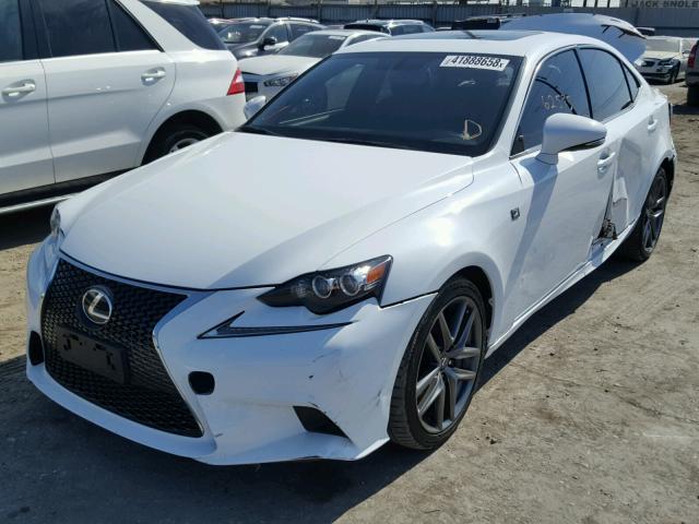 JTHBA1D2XG5016774 - 2016 LEXUS IS 200T WHITE photo 2