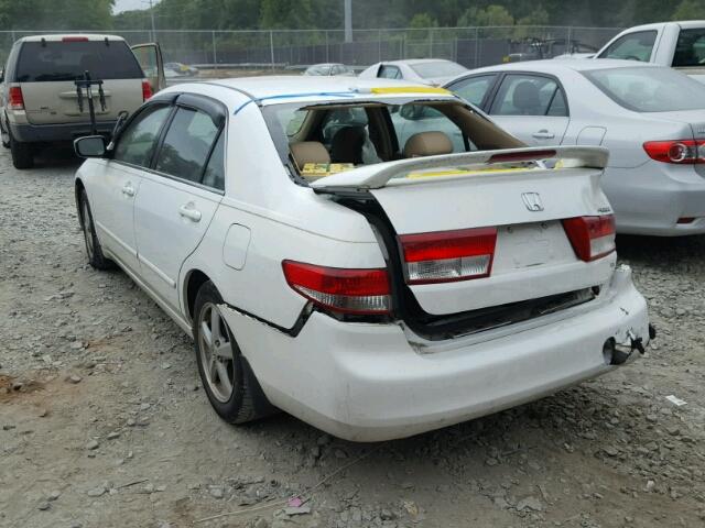 1HGCM56894A102698 - 2004 HONDA ACCORD EX WHITE photo 3