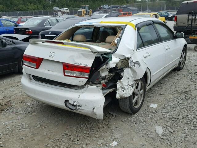 1HGCM56894A102698 - 2004 HONDA ACCORD EX WHITE photo 4