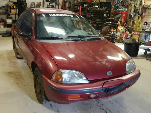 2C1MR2291V6749982 - 1997 GEO METRO LSI MAROON photo 1