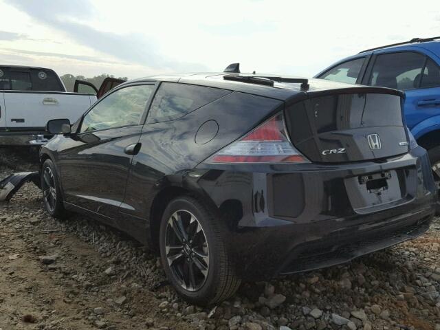 JHMZF1D41ES003167 - 2014 HONDA CR-Z BLACK photo 3