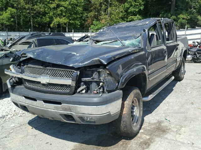 1GCGK13U03F224058 - 2003 CHEVROLET SILVERADO GRAY photo 2