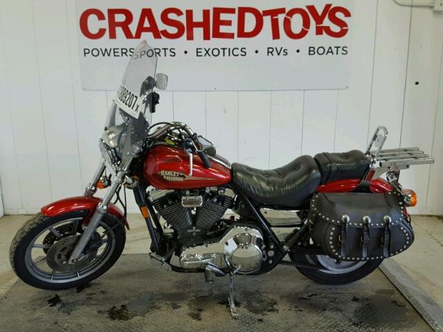 1HD1EML14NY127391 - 1992 HARLEY-DAVIDSON FXRS RED photo 3