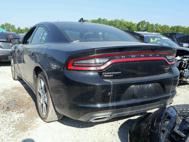 2C3CDXJG1GH286473 - 2016 DODGE CHARGER SX BLACK photo 3