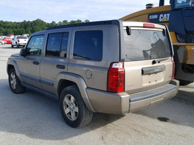 1J8HG48K66C127332 - 2006 JEEP COMMANDER 米色 照片 3