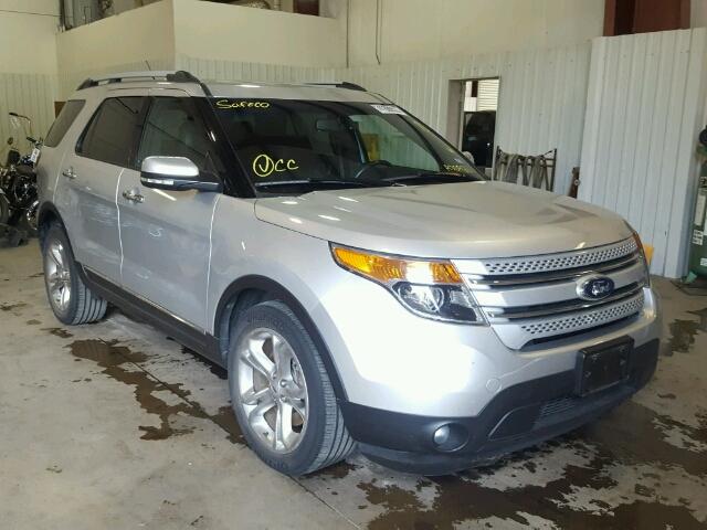 1FM5K7F82EGA70423 - 2014 FORD EXPLORER L SILVER photo 1