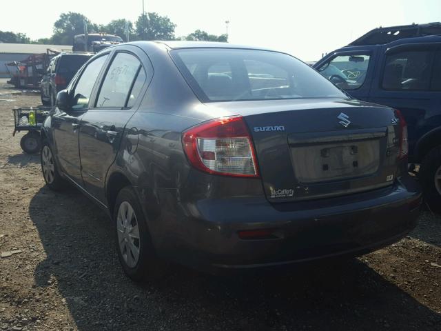 JS2YC5A25A6300208 - 2010 SUZUKI SX4 LE GRAY photo 3