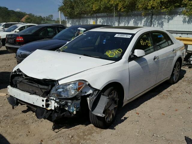 1G1ZE5E13BF211483 - 2011 CHEVROLET MALIBU LTZ WHITE photo 2