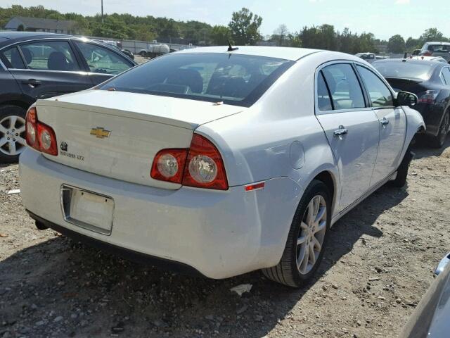 1G1ZE5E13BF211483 - 2011 CHEVROLET MALIBU LTZ WHITE photo 4