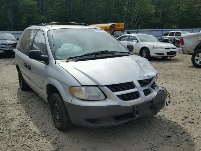 1B4GP25301B264959 - 2001 DODGE CARAVAN SE SILVER photo 1