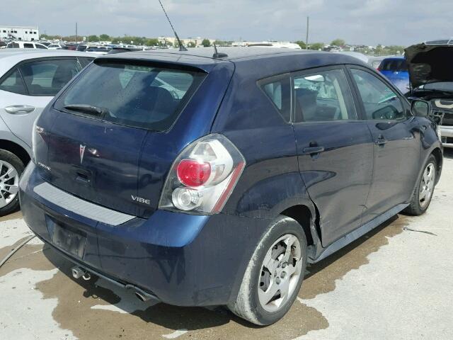 5Y2SL67889Z410746 - 2009 PONTIAC VIBE BLUE photo 4