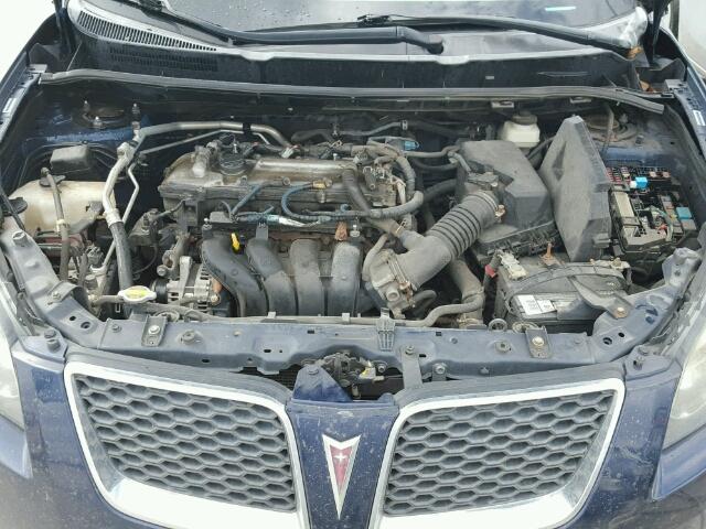 5Y2SL67889Z410746 - 2009 PONTIAC VIBE BLUE photo 7