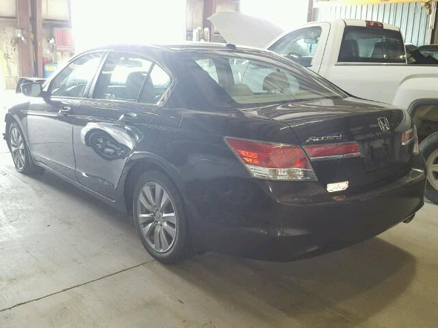 1HGCP2F89BA081256 - 2011 HONDA ACCORD EXL BROWN photo 3