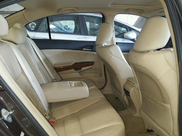 1HGCP2F89BA081256 - 2011 HONDA ACCORD EXL BROWN photo 6