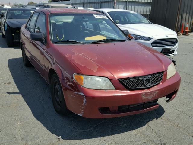 JM1BJ222610441536 - 2001 MAZDA PROTEGE DX RED photo 1