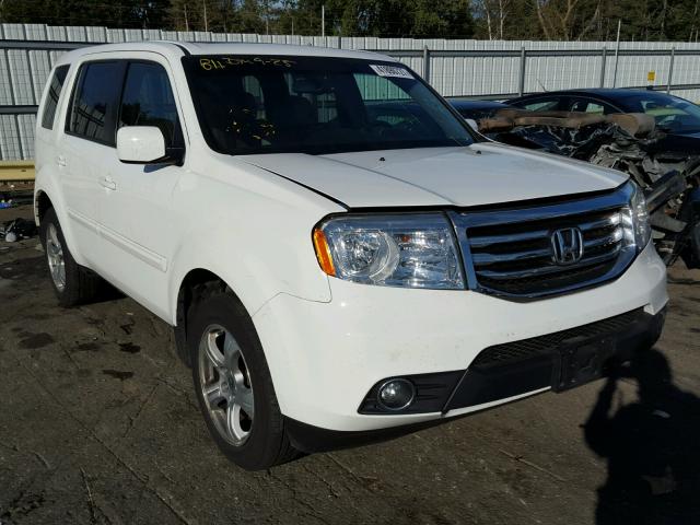 5FNYF4H54CB011727 - 2012 HONDA PILOT WHITE photo 1