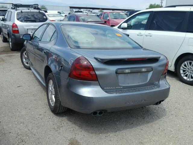 2G2WS522151172988 - 2005 PONTIAC GRAND PRIX CHARCOAL photo 3