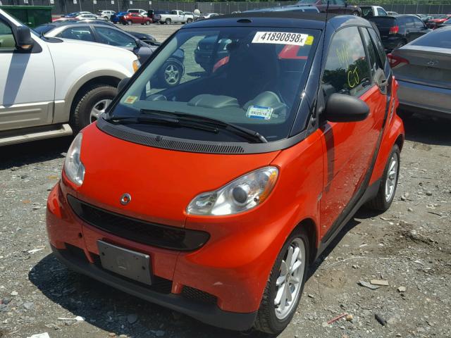 WMEEK31XX8K140815 - 2008 SMART FORTWO PAS 橙色 照片 2