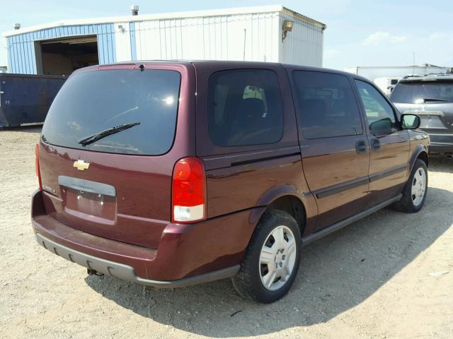 1GNDV23L66D119099 - 2006 CHEVROLET UPLANDER L 栗色 照片 4