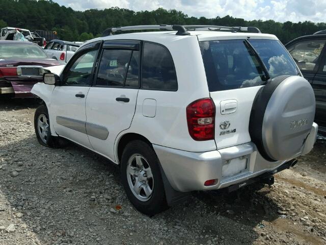 JTEGD20V050089548 - 2005 TOYOTA RAV4 WHITE photo 3