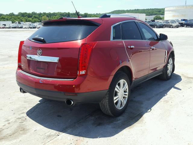 3GYFNAEY2AS563930 - 2010 CADILLAC SRX LUXURY BURGUNDY photo 4