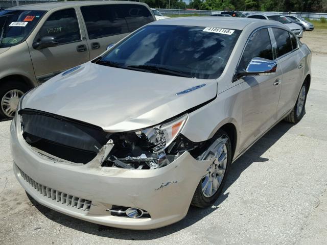 1G4GD5ER2CF187701 - 2012 BUICK LACROSSE P GOLD photo 2