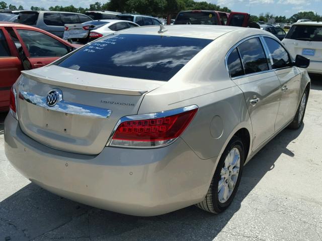 1G4GD5ER2CF187701 - 2012 BUICK LACROSSE P GOLD photo 4