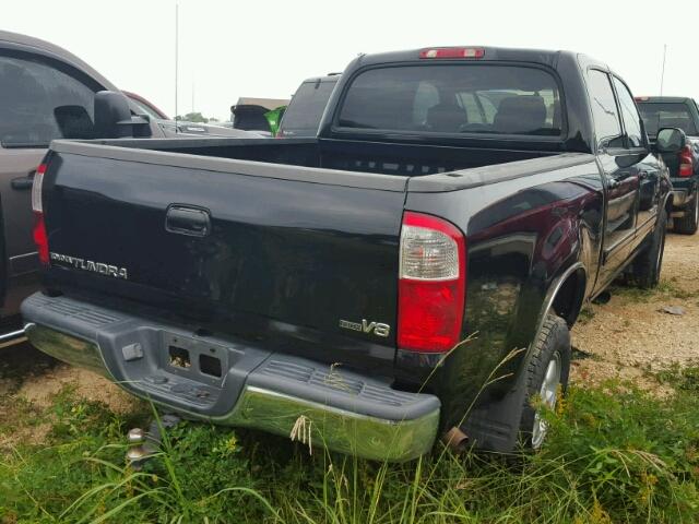 5TBET34106S533059 - 2006 TOYOTA TUNDRA BLACK photo 4