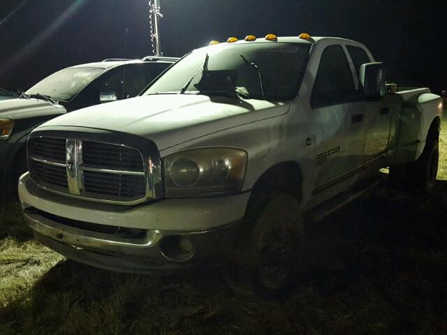 3D7MX48C96G252715 - 2006 DODGE RAM 3500 WHITE photo 2