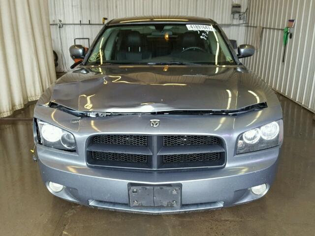 2B3KA53HX6H339830 - 2006 DODGE CHARGER GRAY photo 9