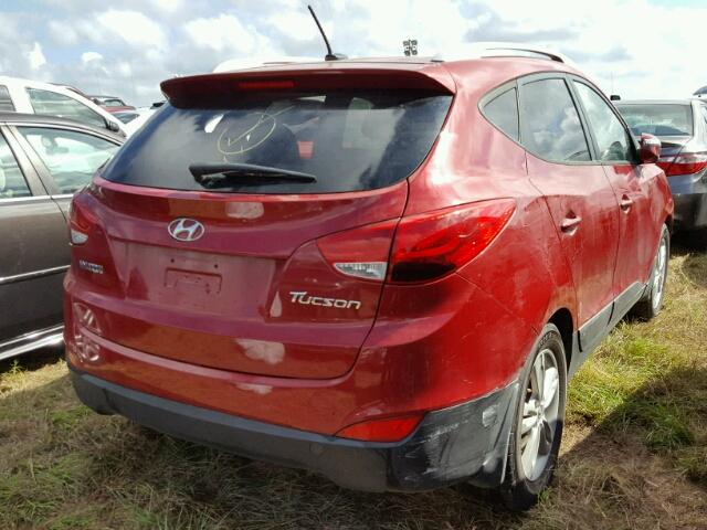 KM8JU3AC6CU340698 - 2012 HYUNDAI TUCSON GLS RED photo 4