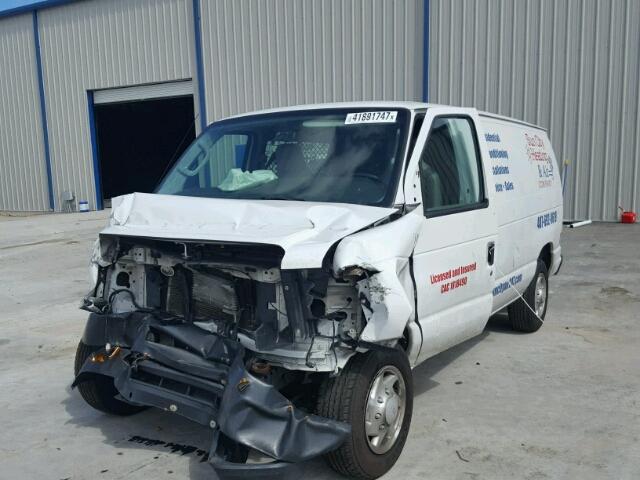 1FTNE1EL0DDB29113 - 2013 FORD ECONOLINE WHITE photo 2