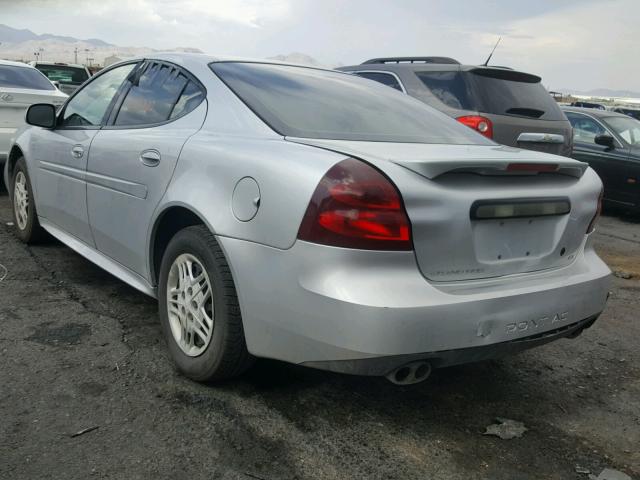 2G2WP522141320184 - 2004 PONTIAC GRAND PRIX SILVER photo 3