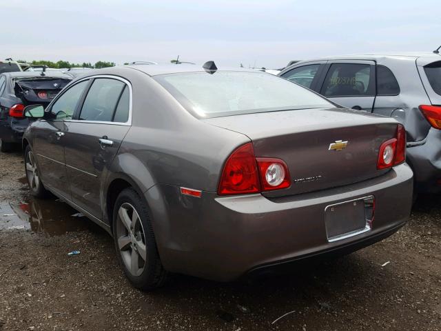 1G1ZC5E00CF188825 - 2012 CHEVROLET MALIBU 1LT 棕色 照片 3