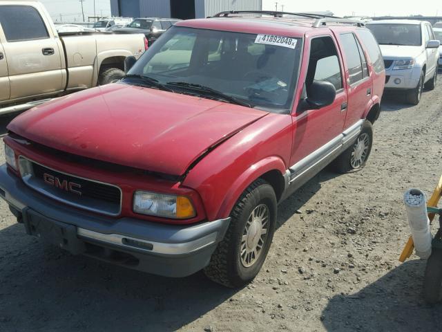 1GKDT13W0V2558185 - 1997 GMC JIMMY Kırmızı fotoğraf 2