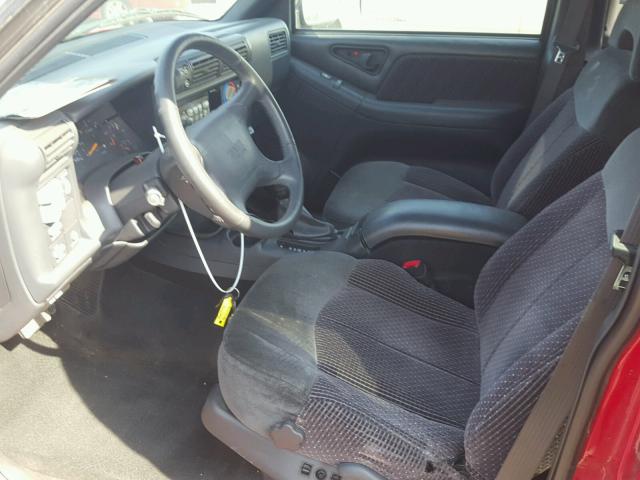 1GKDT13W0V2558185 - 1997 GMC JIMMY Kırmızı fotoğraf 5