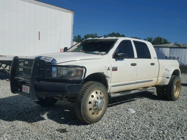 3D7MX49A87G770359 - 2007 DODGE RAM 3500 WHITE photo 2