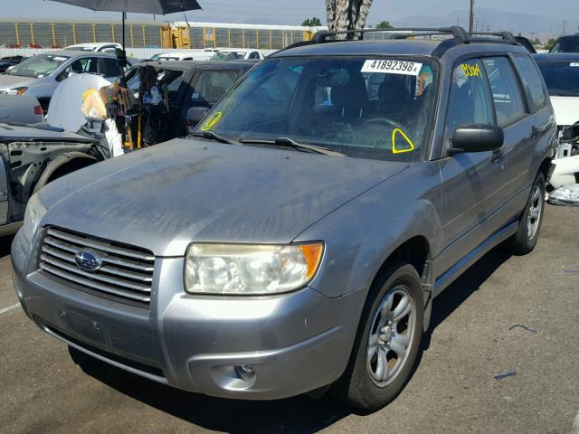 JF1SG63647H701522 - 2007 SUBARU FORESTER 2 SILVER photo 2