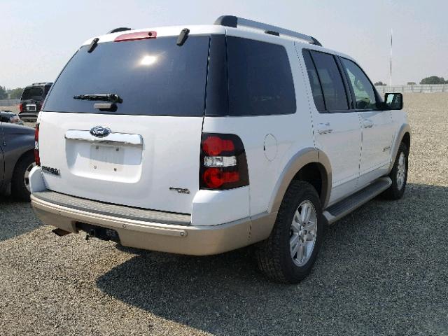 1FMEU74E86UB64179 - 2006 FORD EXPLORER E WHITE photo 4