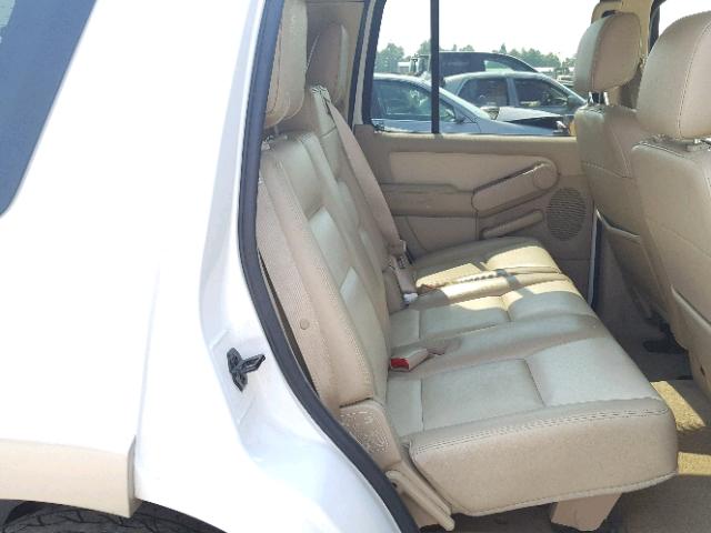 1FMEU74E86UB64179 - 2006 FORD EXPLORER E WHITE photo 6